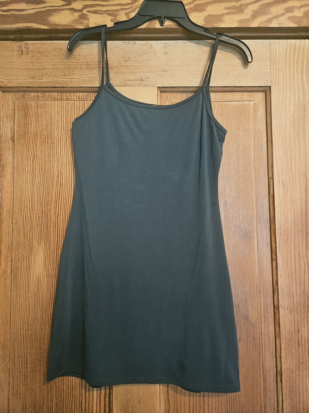 Blu Pepper Olive Green Mini Bodycon Slip Dress